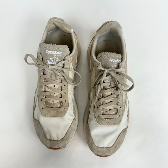 Reebok Classic Leather Legacy AZ Shoes Lifestyle Sneakers Chalk Alabaster Wm 7.5 - Picture 3 of 11